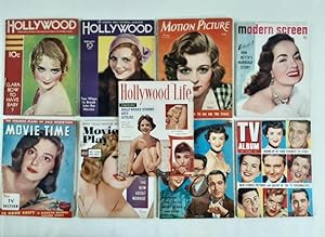 Image du vendeur pour A Grouping of Eight [8] Vintage Hollywood Film and Television Gossip Magazines mis en vente par 32.1  Rare Books + Ephemera, IOBA, ESA