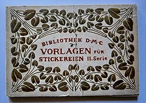 VORLAGEN FÜR STICKEREIEN. Bibliothek M.M.C. Mülhausen, Th. de Dillmont, um 1900.