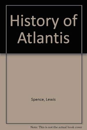 Bild des Verkufers fr History of Atlantis zum Verkauf von Redux Books