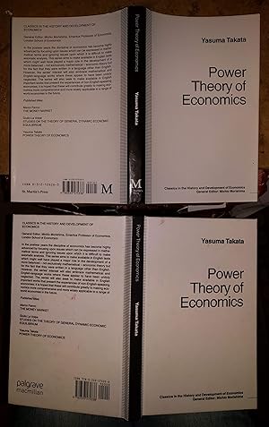 Imagen del vendedor de Power Theory of Economics (Classics in the History and Development of Economics) a la venta por Armchair Books