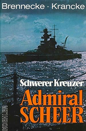 Imagen del vendedor de Schwerer Kreuzer Admiral Scheer. a la venta por Antiquariat Bernhardt