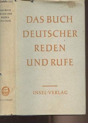 Seller image for Das Buch deutscher Reden und Rufe for sale by Le-Livre