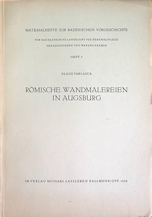 Imagen del vendedor de Rmische Wandmalereien in Augsburg.: Materialhefte zur Bayerischen Vorgeschichte fr das Bayerische Landesamt fr Denkmalpflege; 7. a la venta por Studio Bibliografico Adige