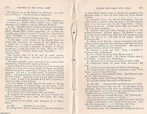 Immagine del venditore per Diary of the Marches of the Royal Army during the Great Civil War (so far as relates to Shropshire), kept by Richard Symonds, a Captain in the Royal Army. This is an original article from the Shropshire Archaeological & Natural History Society Journal, 1879. venduto da Cosmo Books