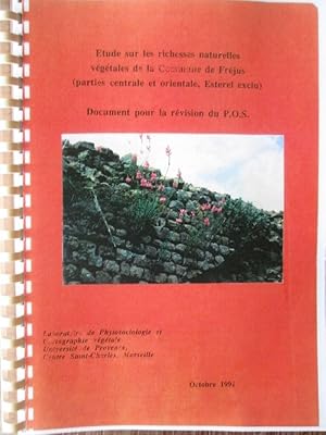 Imagen del vendedor de Etude sur les richesses naturelles vgtales de la Commune de Frjus (parties centrale et orientale, Estrel exclu). 2 parties en 2 tomes. a la venta por Dj Jadis