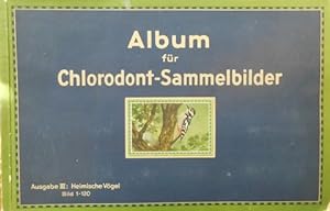 Album für Chlorodont-Sammelbilder. Bild 1-120: Ausgabe III - Heimische Vögel.