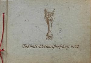 Ein Album-Werk von der Fußball-Weltmeisterschaft 1954 in der Schweiz.