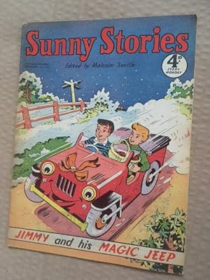 Imagen del vendedor de Sunny Stories December 3rd 1956 'Jimmy and his Magic Jeep' a la venta por Raymond Tait