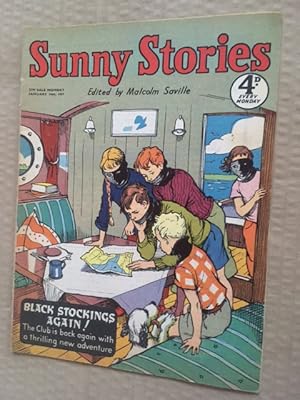 Imagen del vendedor de Sunny Stories January 14th 1957 'Black Stockings Again!' a la venta por Raymond Tait