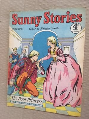 Seller image for Sunny Stories January 28th 1957 'The Poor Princess' for sale by Raymond Tait