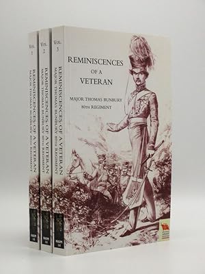 Bild des Verkufers fr Reminiscences of a Veteran. Being Personal and Military Adventures in Portugal, Spain, France, Malta, New South Wales, Norfolk Island, New Zealand, Andaman Islands, and India.: (Complete three volume set) zum Verkauf von Tarrington Books