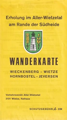 Wanderkarte Wieckenberg - Wietze - Hornbostel - Jeversen