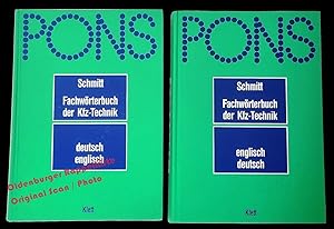 PONS Fachwörterbuch der KFZ- Technik Deutsch/Englisch und Englisch/Deutsch - Schmitt, Peter A.