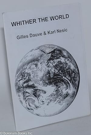 Image du vendeur pour Whither the world mis en vente par Bolerium Books Inc.