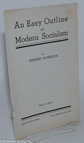 Immagine del venditore per An easy outline of modern socialism venduto da Bolerium Books Inc.
