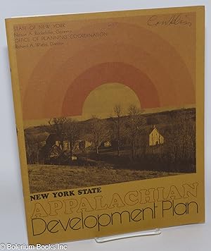 Seller image for New York State Appalachian development plan for sale by Bolerium Books Inc.