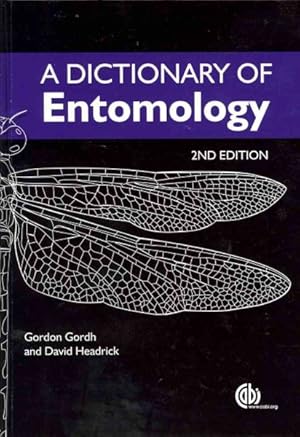 Imagen del vendedor de Dictionary of Entomology a la venta por GreatBookPrices