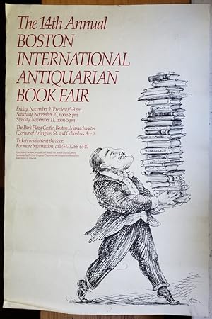Original Book Fair Poster - "The 14th Annual Boston International Antiquarian Book Fair . The Par...