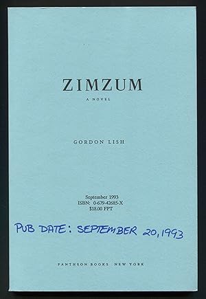 Seller image for Zimzum for sale by Between the Covers-Rare Books, Inc. ABAA