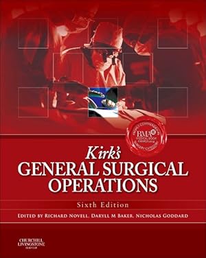 Imagen del vendedor de Kirk's General Surgical Operations a la venta por GreatBookPrices