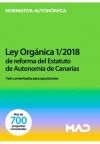 Test comentados para oposiciones de la Reforma del Estatuto de Autonomía de Canarias. Ley Orgánic...