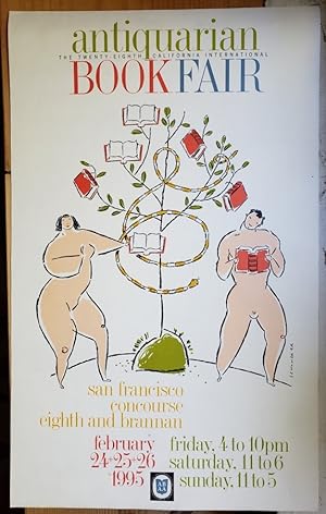 Original Book Fair Poster - "The Twenty-eighth California International Antiquarian Book Fair, Sa...