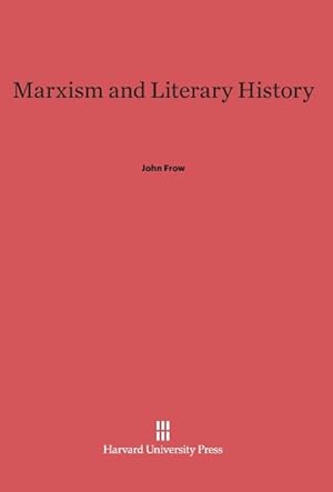 Imagen del vendedor de Marxism and Literary History a la venta por moluna