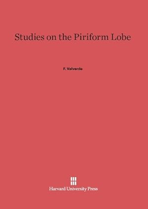 Seller image for Studies on the Piriform Lobe for sale by moluna