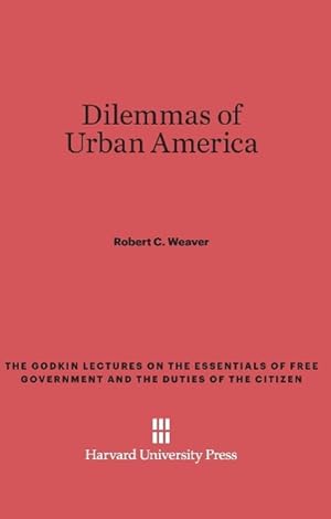 Immagine del venditore per Dilemmas of Urban America venduto da moluna