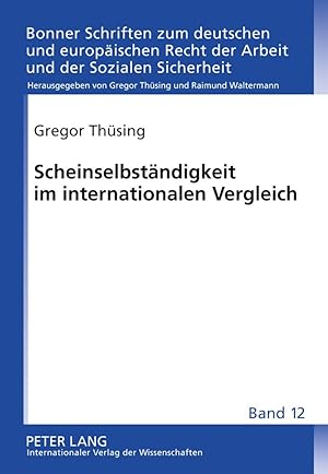 Seller image for Scheinselbstaendigkeit im internationalen Vergleich for sale by moluna