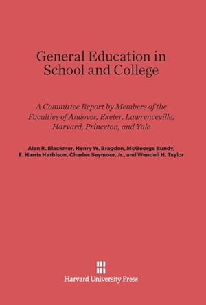 Seller image for General Education in School and College for sale by moluna