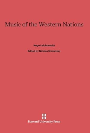 Seller image for Music of the Western Nations for sale by moluna