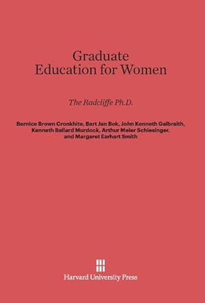 Seller image for Graduate Education for Women for sale by moluna