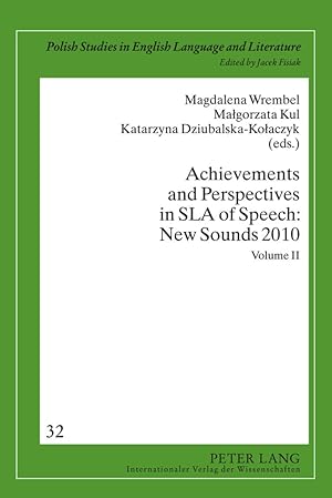 Bild des Verkufers fr Achievements and Perspectives in SLA of Speech: New Sounds 2010 zum Verkauf von moluna