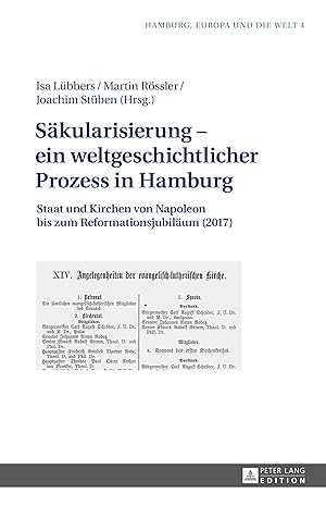 Bild des Verkufers fr Saekularisierung - ein weltgeschichtlicher Prozess in Hamburg zum Verkauf von moluna