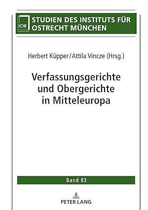 Imagen del vendedor de Verfassungsgerichte und Obergerichte in Mitteleuropa a la venta por moluna