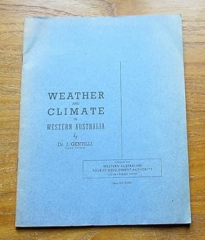 Image du vendeur pour Weather and Climate in Western Australia. mis en vente par Salopian Books