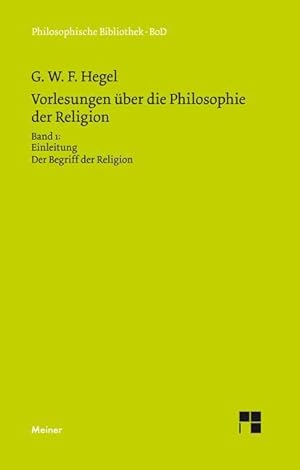 Seller image for Vorlesungen ber die Philosophie der Religion for sale by moluna