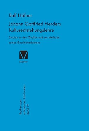 Imagen del vendedor de Johann Gottfried Herders Kulturentstehungslehre a la venta por moluna