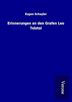 Seller image for Erinnerungen an den Grafen Leo Tolstoi for sale by moluna
