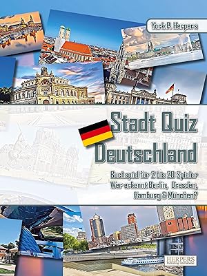 Seller image for Stadt Quiz Deutschland , Buchspiel fr 2 bis 20 Spieler , Wer erkennt Berlin, Dresden, Hamburg & Mnchen? for sale by moluna