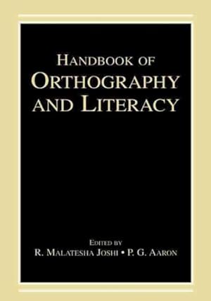 Seller image for Handbook Of Orthography And Literacy for sale by GreatBookPrices