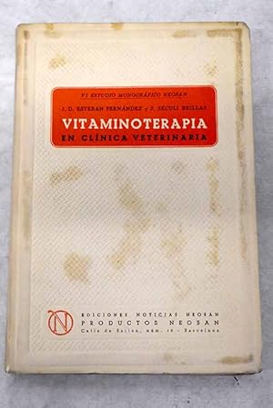 Imagen del vendedor de Vitaminoterapia en clnica veterinaria a la venta por Alcan Libros