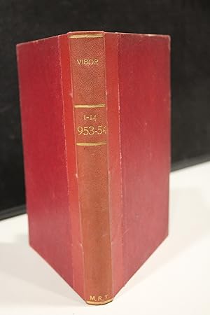 Visor.- Números 1-14.- Años 1953-1954.- Revista de Actualidades Cinematográficas.