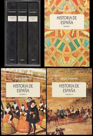 HISTORIA DE ESPAÑA. 3 TOMOS EN ESTUCHE