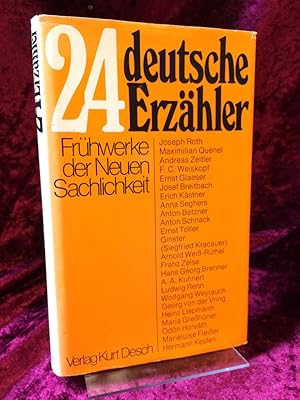 Seller image for 24 neue deutsche Erzhler. Frhwerke der neuen Sachlichkeit. for sale by Altstadt-Antiquariat Nowicki-Hecht UG