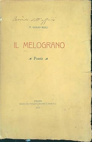 Seller image for Il melograno for sale by Miliardi di Parole