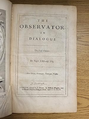 The Observator Folio Volume 1 April 1681 to January 1684