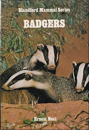 Seller image for BADGERS. By Ernest G. Neal. for sale by Coch-y-Bonddu Books Ltd