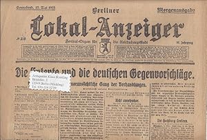 Berliner Lokal-Anzeiger. Zentral-Organ für die Reichshauptstadt